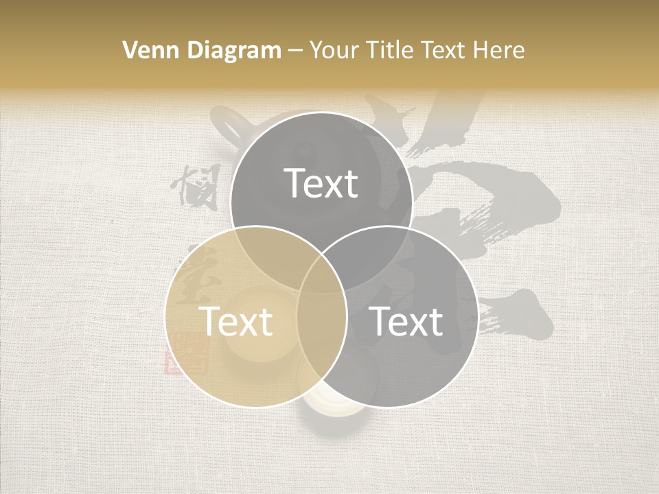 Chinese Calligraphy Chinese Art Korean PowerPoint Template