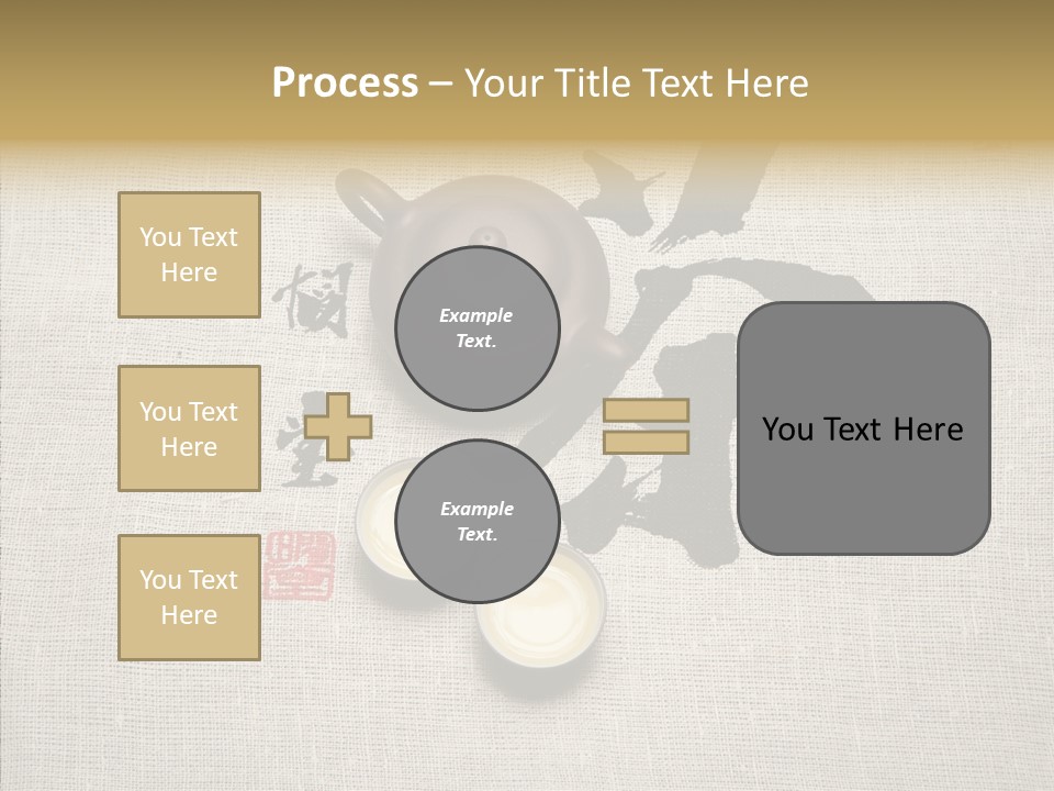 Chinese Calligraphy Chinese Art Korean PowerPoint Template
