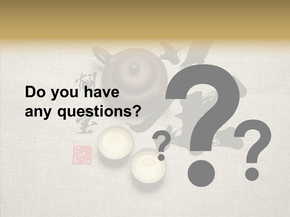 Chinese Calligraphy Chinese Art Korean PowerPoint Template