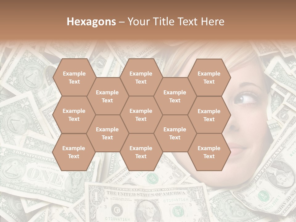 Female Dollars  PowerPoint Template