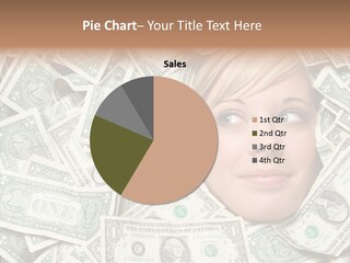 Female Dollars  PowerPoint Template