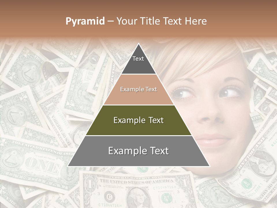 Female Dollars  PowerPoint Template