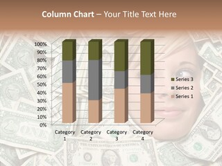 Female Dollars  PowerPoint Template