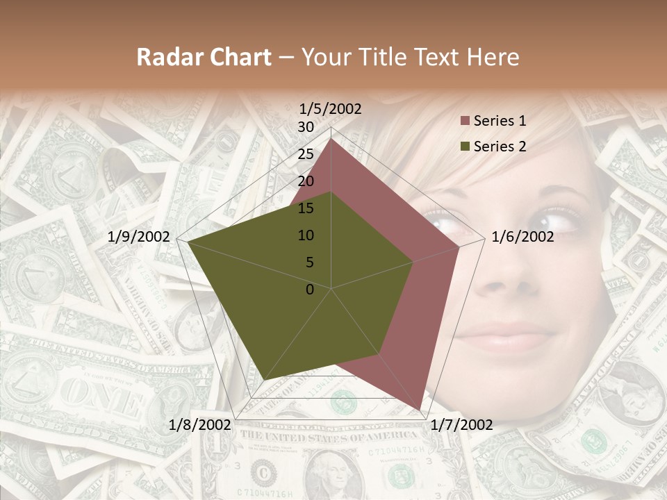 Female Dollars  PowerPoint Template