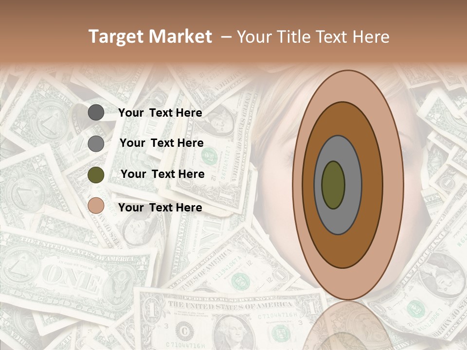 Female Dollars  PowerPoint Template