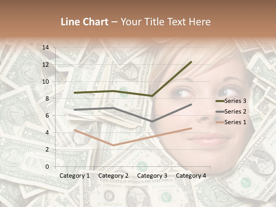 Female Dollars  PowerPoint Template