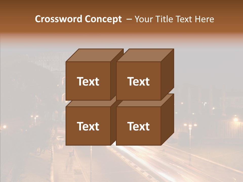 Coliseum Roman Scene PowerPoint Template