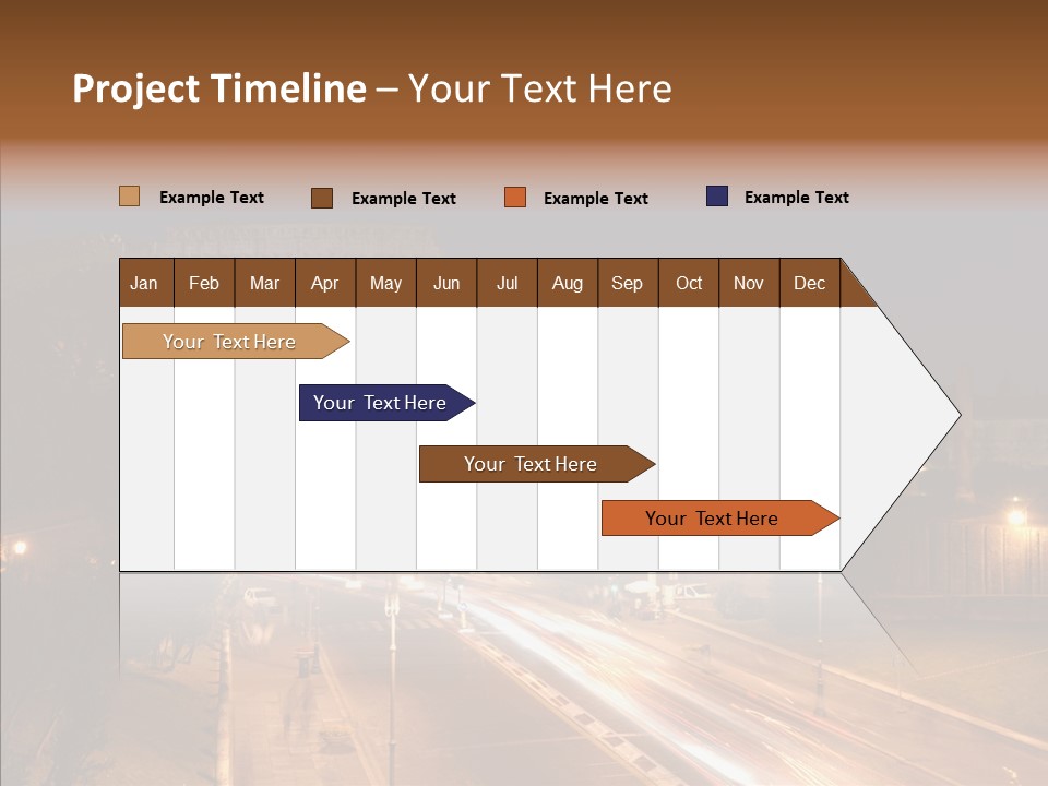 Coliseum Roman Scene PowerPoint Template