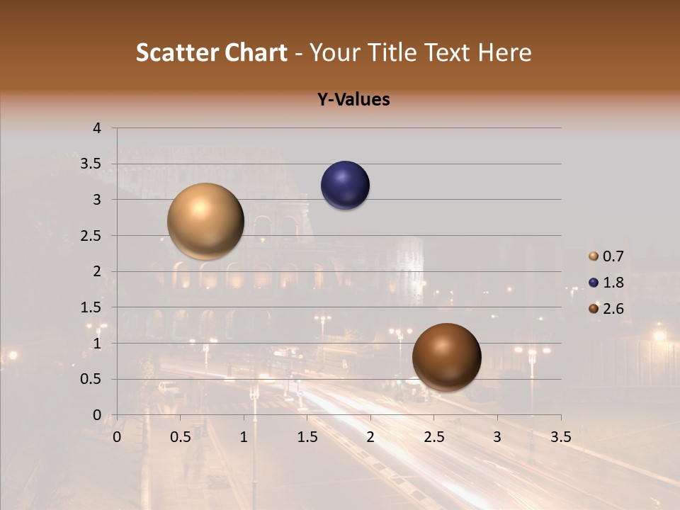 Coliseum Roman Scene PowerPoint Template