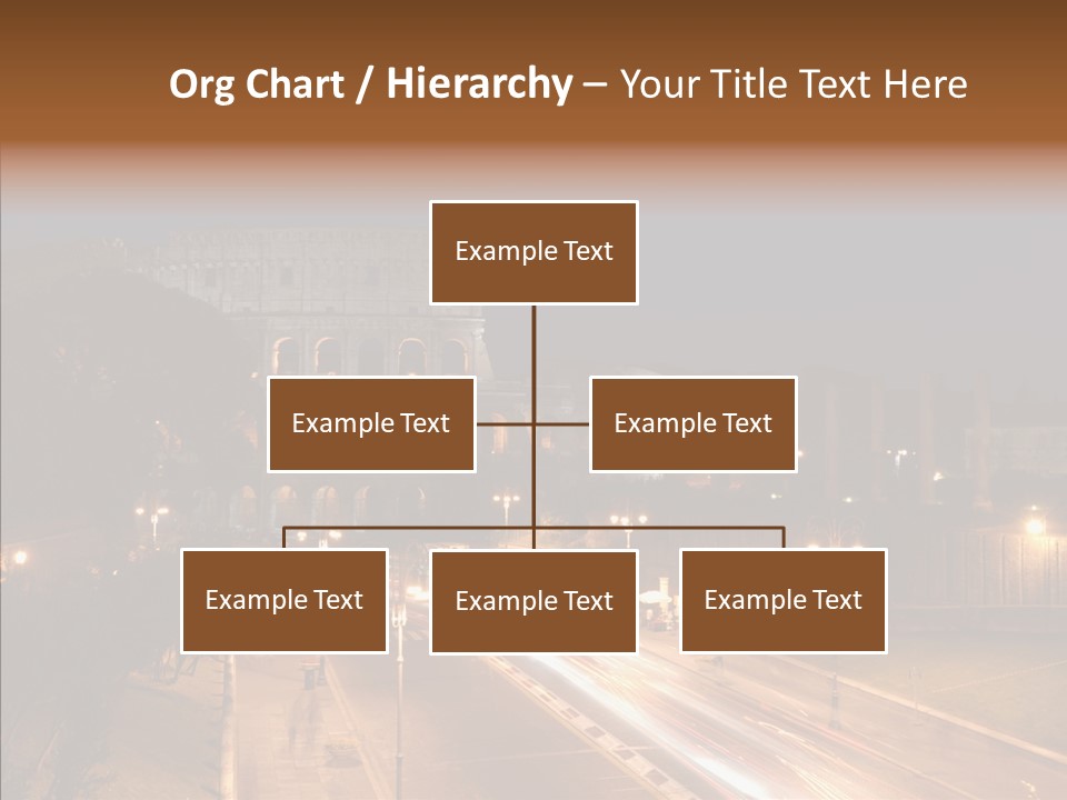 Coliseum Roman Scene PowerPoint Template
