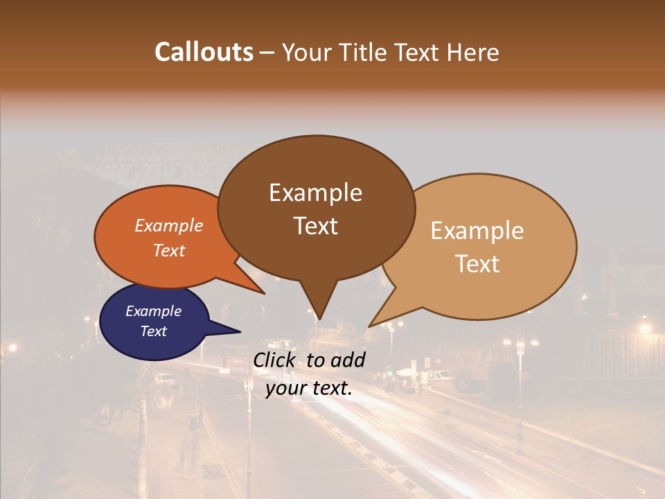 Coliseum Roman Scene PowerPoint Template