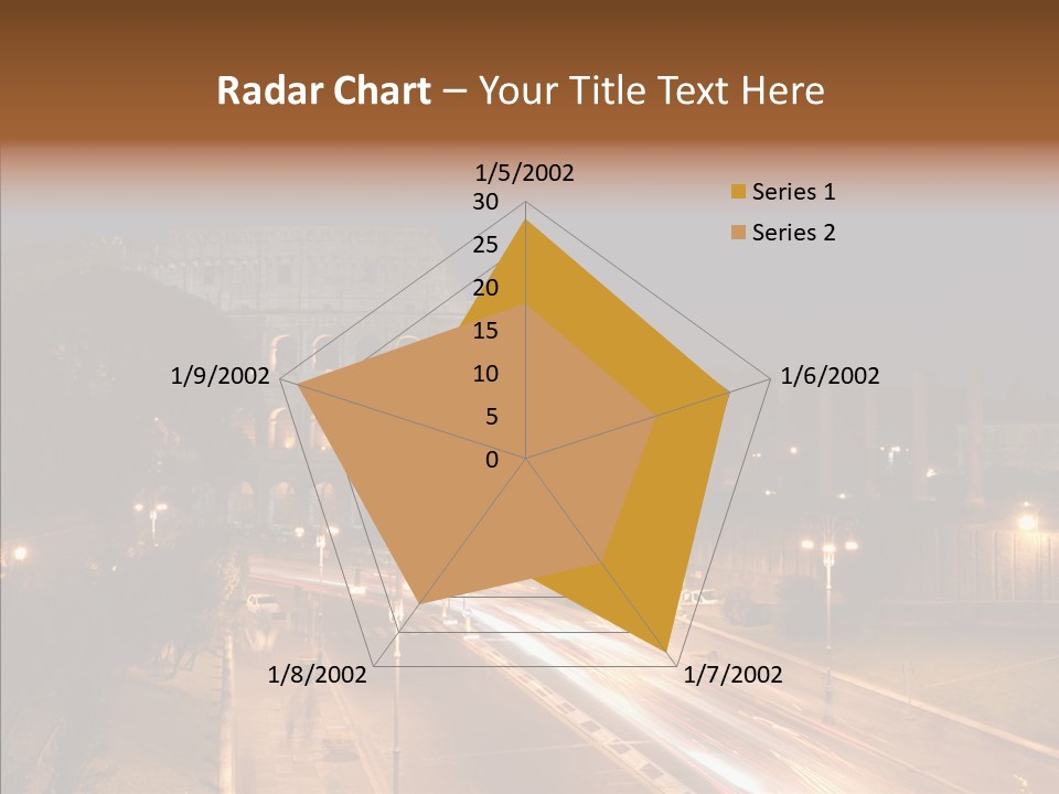 Coliseum Roman Scene PowerPoint Template