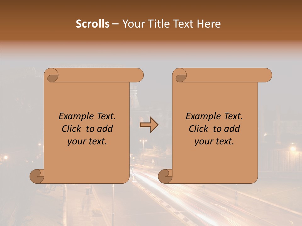 Coliseum Roman Scene PowerPoint Template