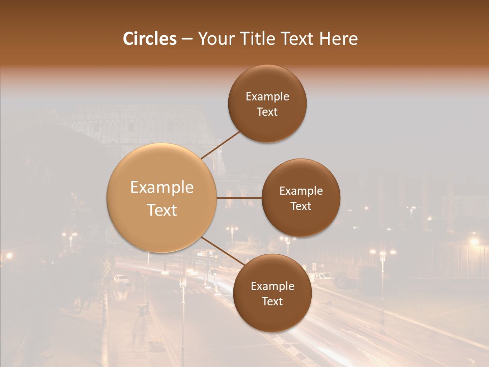 Coliseum Roman Scene PowerPoint Template