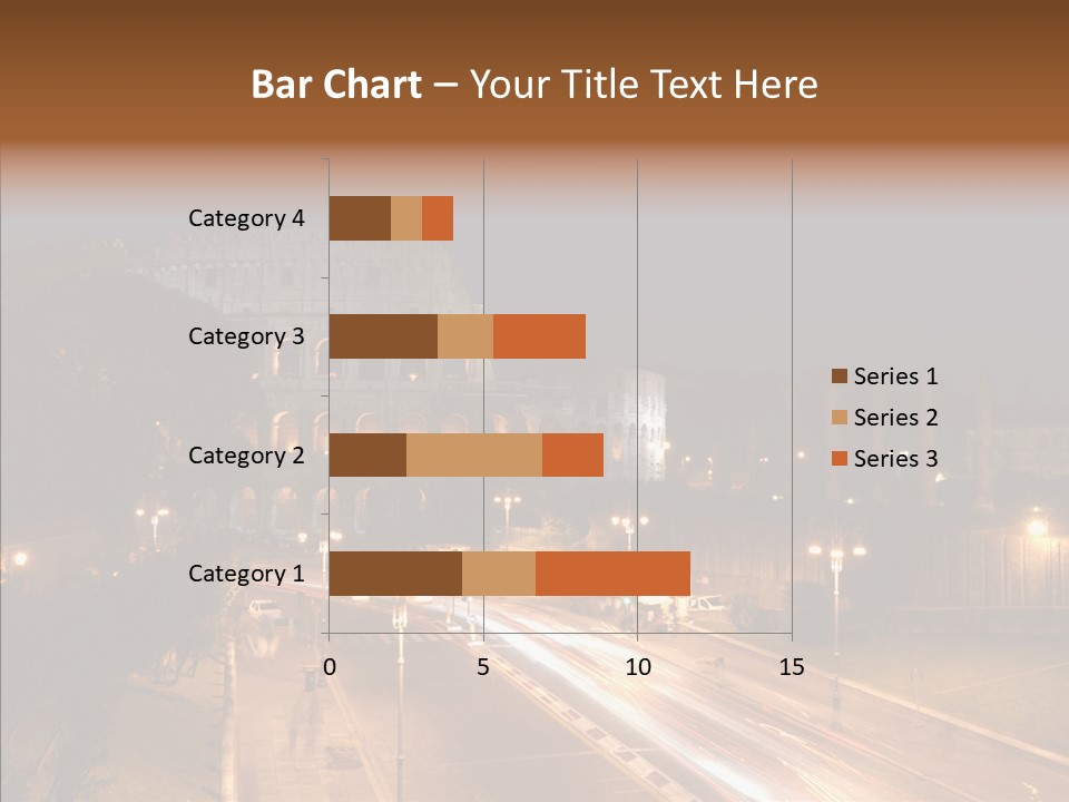 Coliseum Roman Scene PowerPoint Template