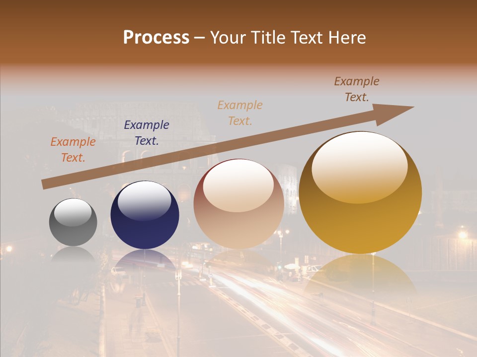 Coliseum Roman Scene PowerPoint Template