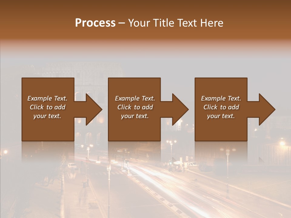 Coliseum Roman Scene PowerPoint Template