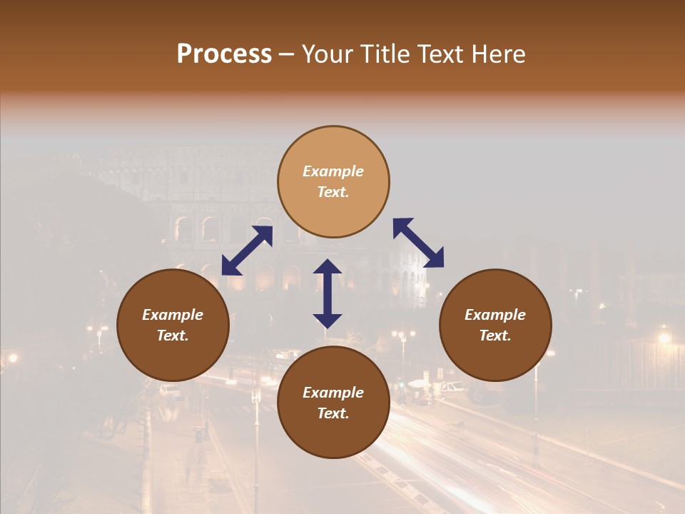 Coliseum Roman Scene PowerPoint Template