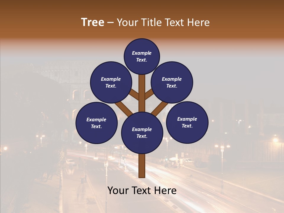 Coliseum Roman Scene PowerPoint Template