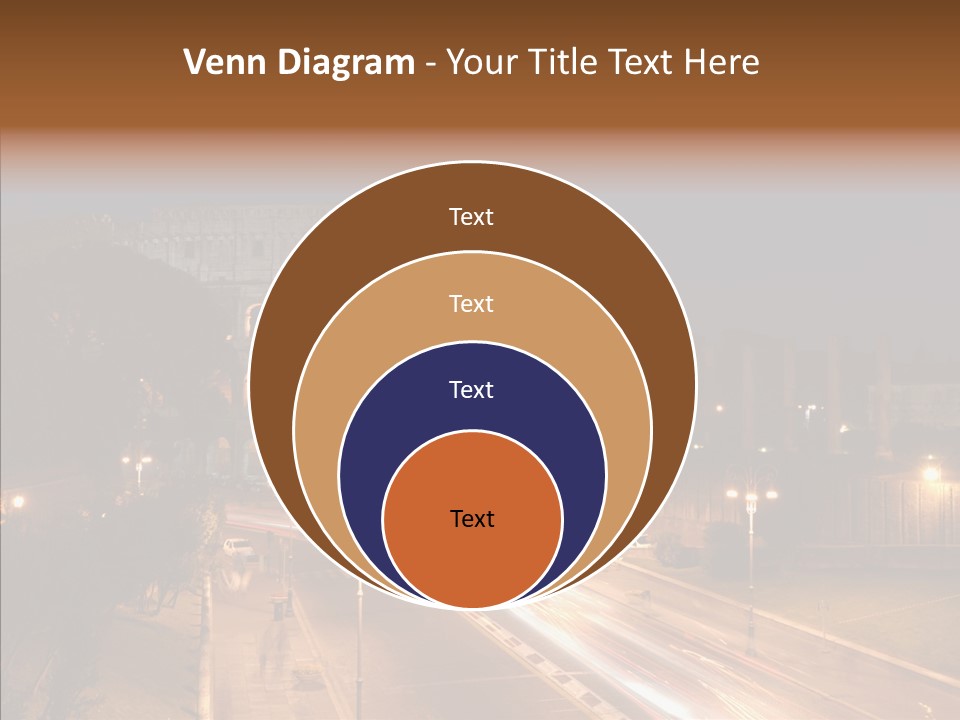 Coliseum Roman Scene PowerPoint Template