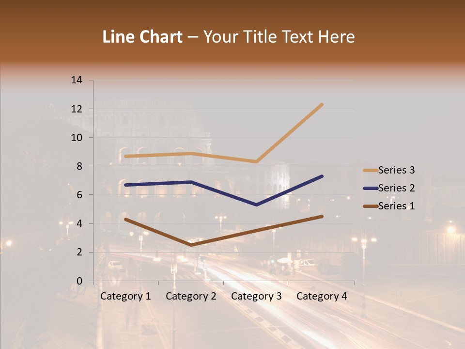 Coliseum Roman Scene PowerPoint Template