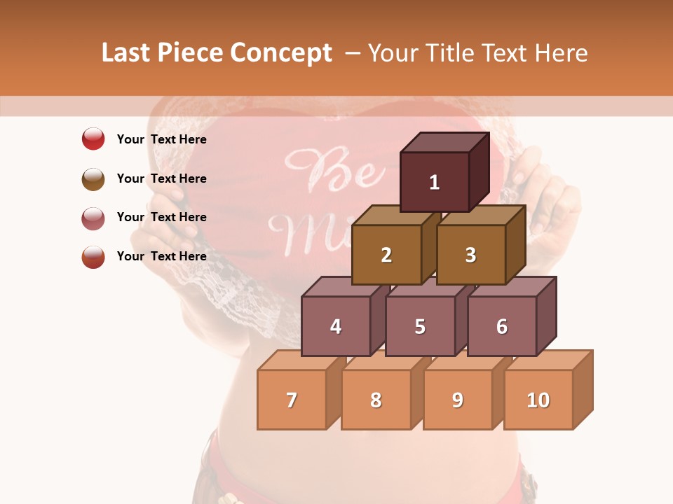 Young Women Red PowerPoint Template