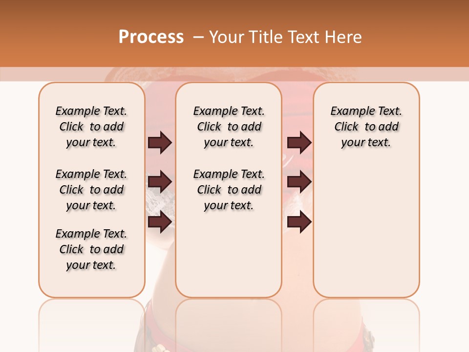 Young Women Red PowerPoint Template