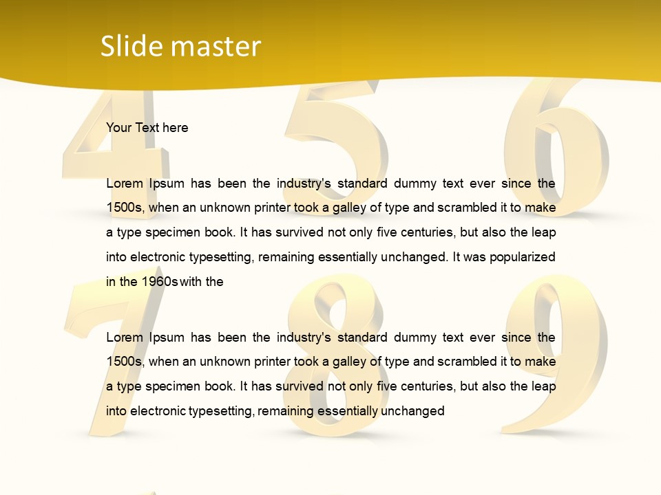 Celebration Seven Metal PowerPoint Template