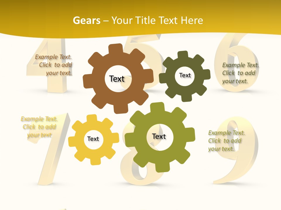 Celebration Seven Metal PowerPoint Template