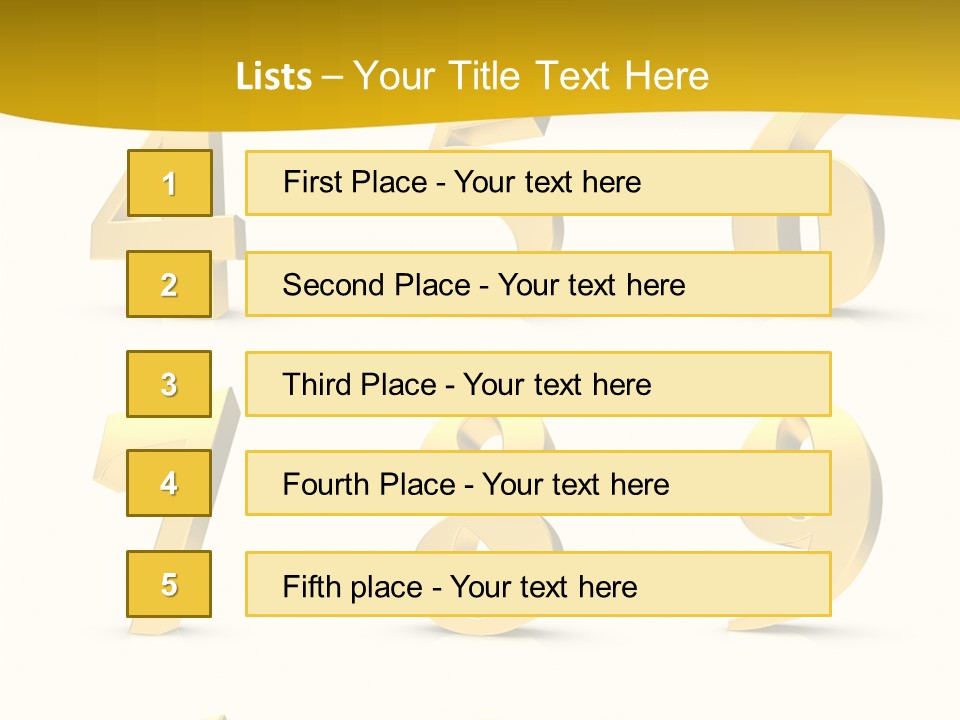 Celebration Seven Metal PowerPoint Template