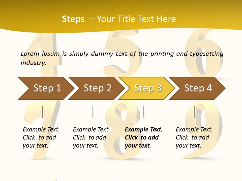 Celebration Seven Metal PowerPoint Template