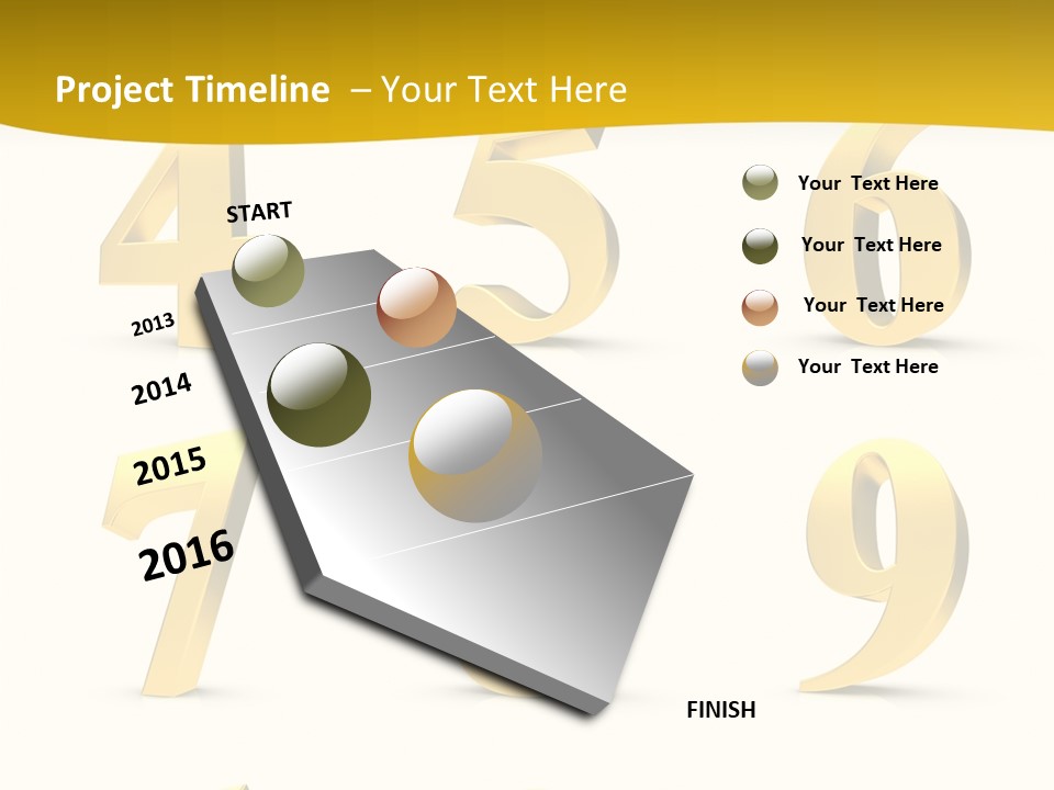 Celebration Seven Metal PowerPoint Template