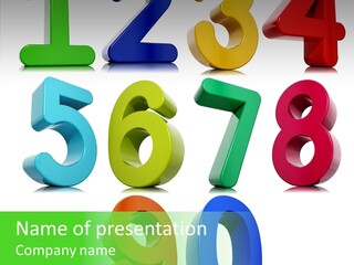 Object One Shiny PowerPoint Template