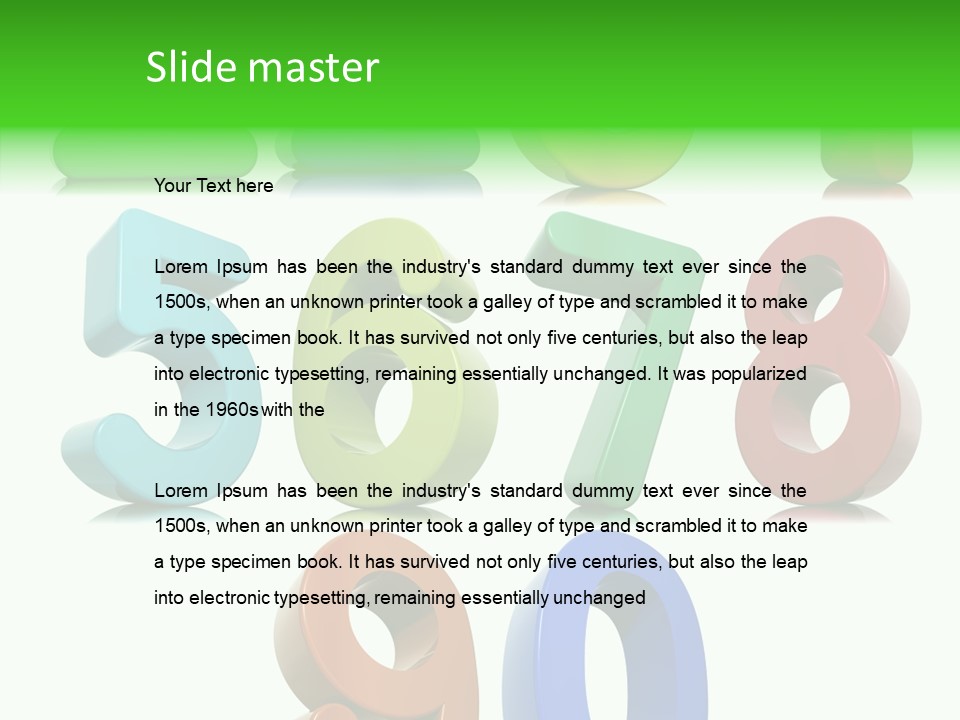 Object One Shiny PowerPoint Template