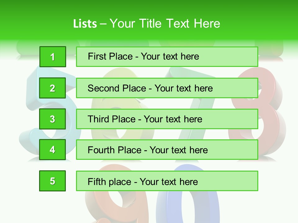 Object One Shiny PowerPoint Template