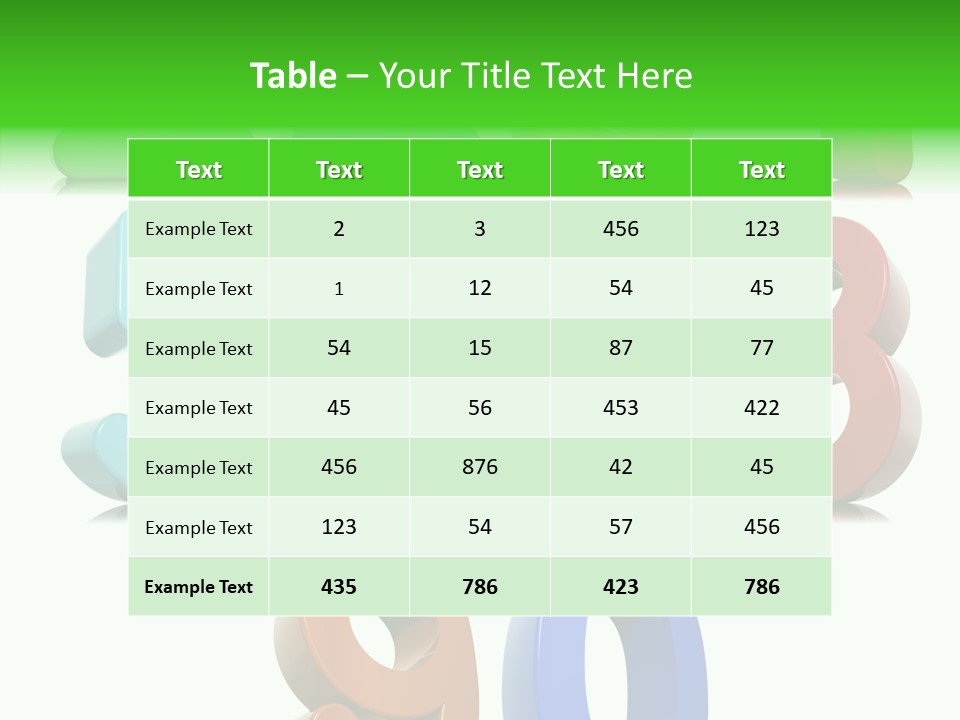 Object One Shiny PowerPoint Template