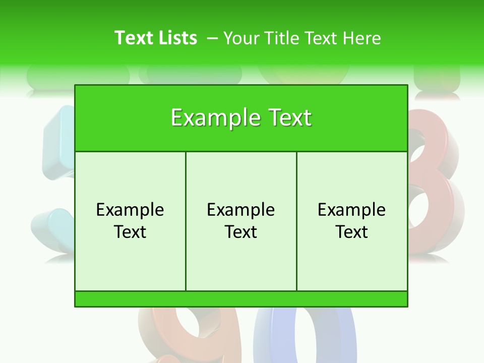 Object One Shiny PowerPoint Template
