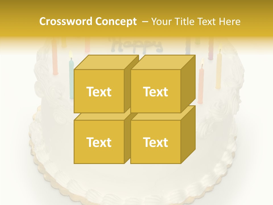 Cake Celebration Birthdaycake PowerPoint Template