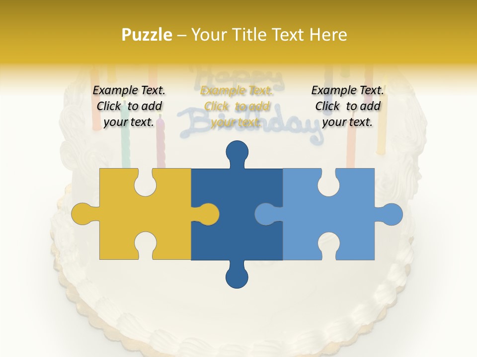 Cake Celebration Birthdaycake PowerPoint Template