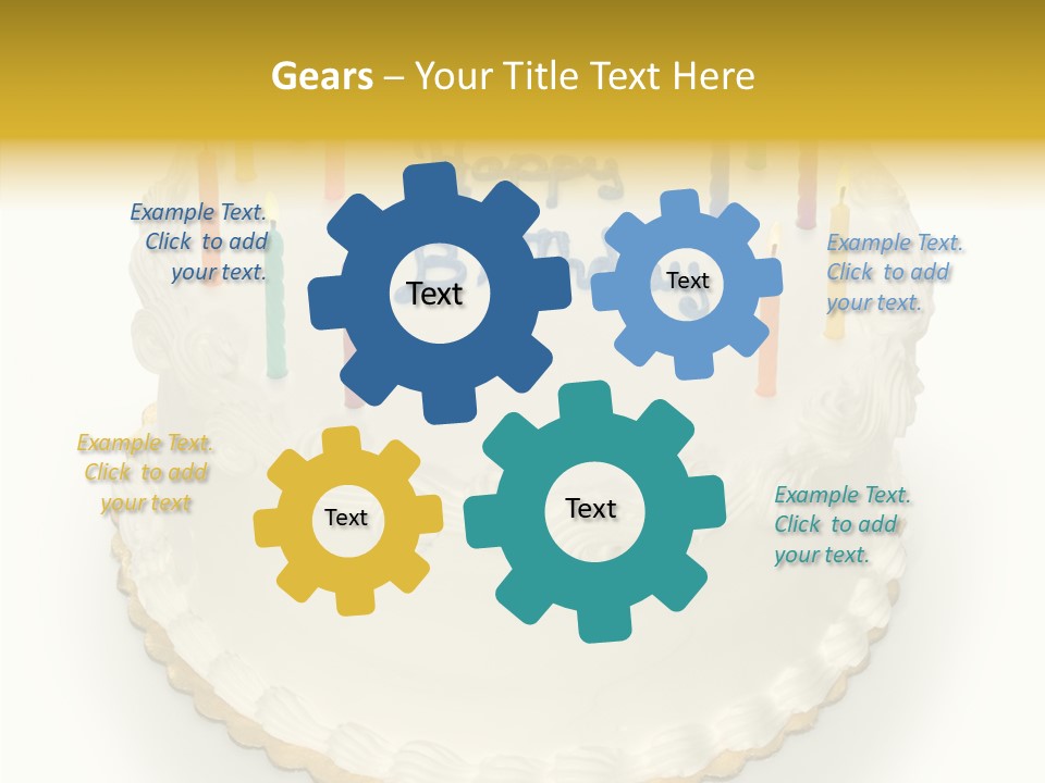 Cake Celebration Birthdaycake PowerPoint Template