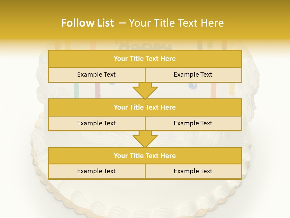 Cake Celebration Birthdaycake PowerPoint Template