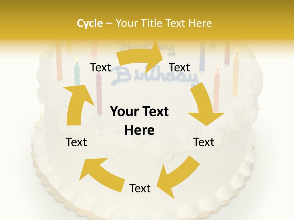 Cake Celebration Birthdaycake PowerPoint Template