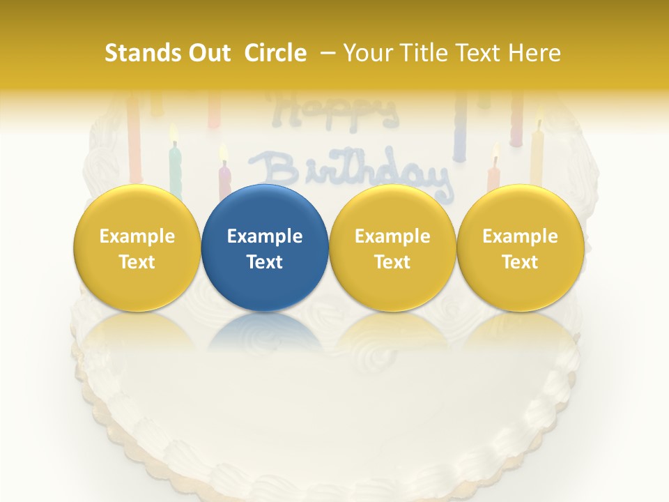 Cake Celebration Birthdaycake PowerPoint Template