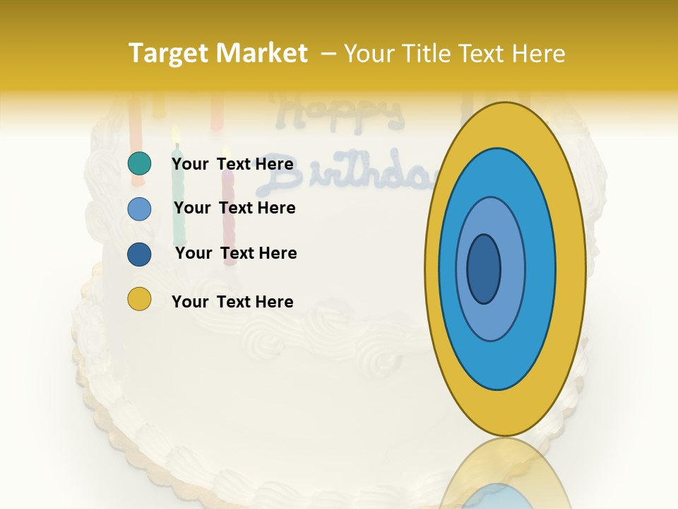 Cake Celebration Birthdaycake PowerPoint Template