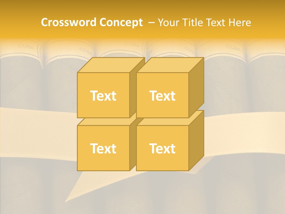 Pleasure Handmade Humidor PowerPoint Template