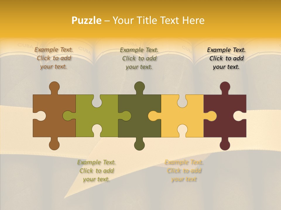 Pleasure Handmade Humidor PowerPoint Template