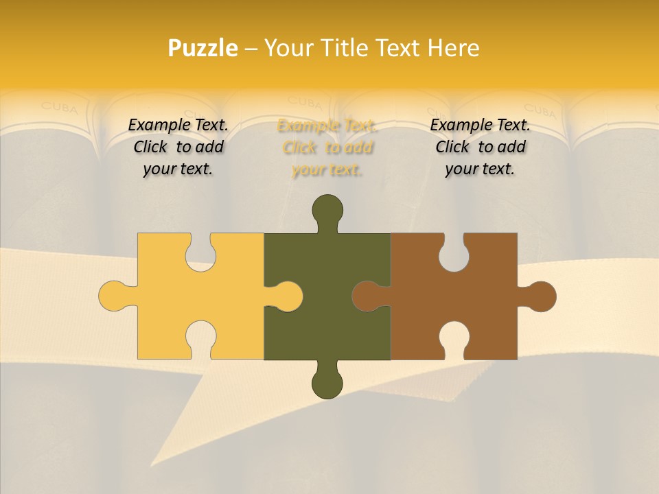 Pleasure Handmade Humidor PowerPoint Template