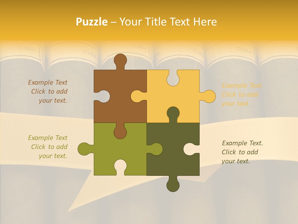 Pleasure Handmade Humidor PowerPoint Template