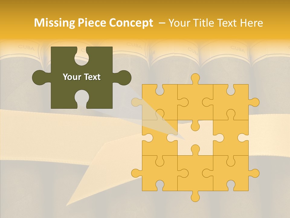 Pleasure Handmade Humidor PowerPoint Template