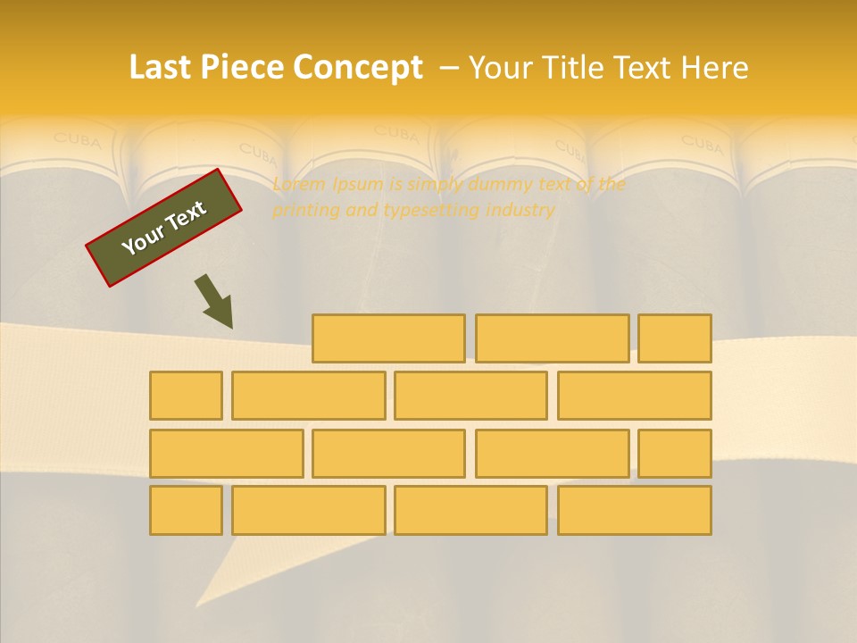 Pleasure Handmade Humidor PowerPoint Template